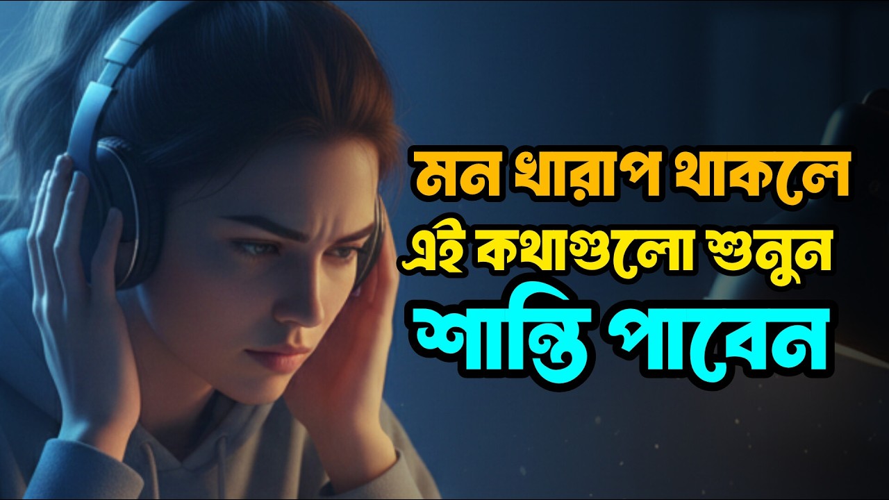 মন খারাপ থাকলে কথাগুলো মন দিয়ে শুনুন। Heart touching Emotional speech in Bangla | Bangla sad Caption