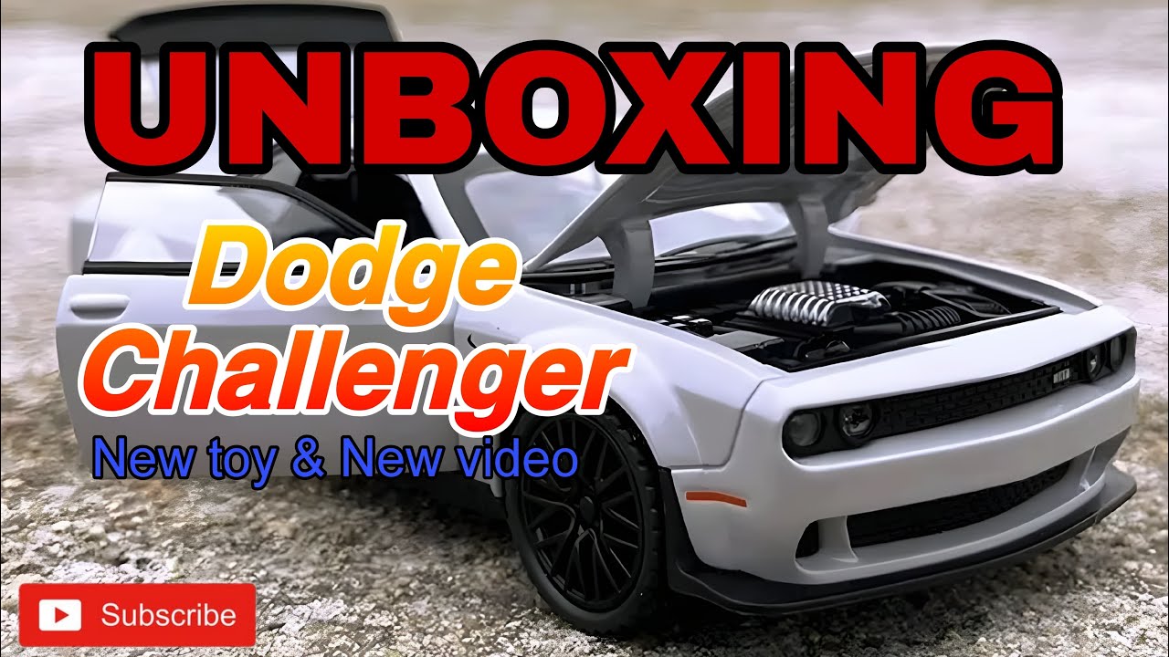 dodge challenger unboxing # Subscribe #long vedio #