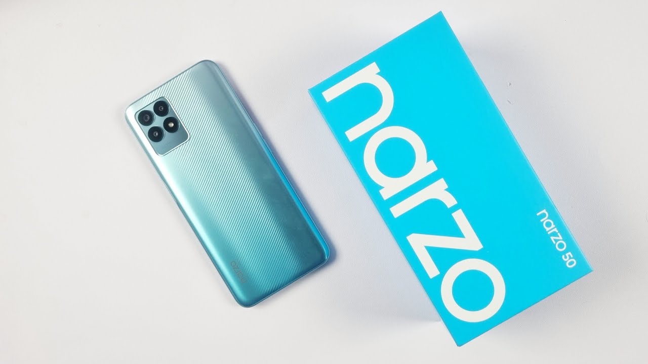 Realme Narzo 50 Speed Blue Unboxing & Camera Test