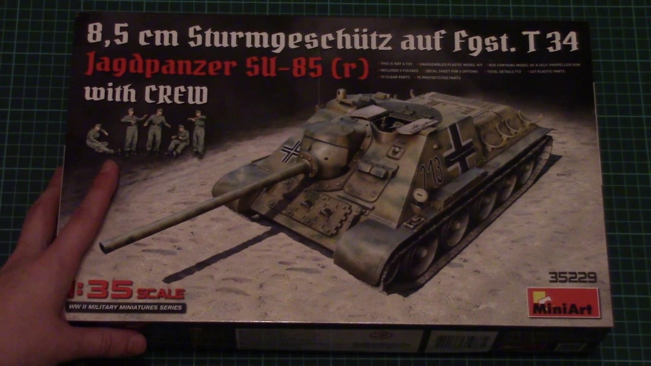 Miniart 1/35 Jagdpanzer Su-85(r) (35229) Review
