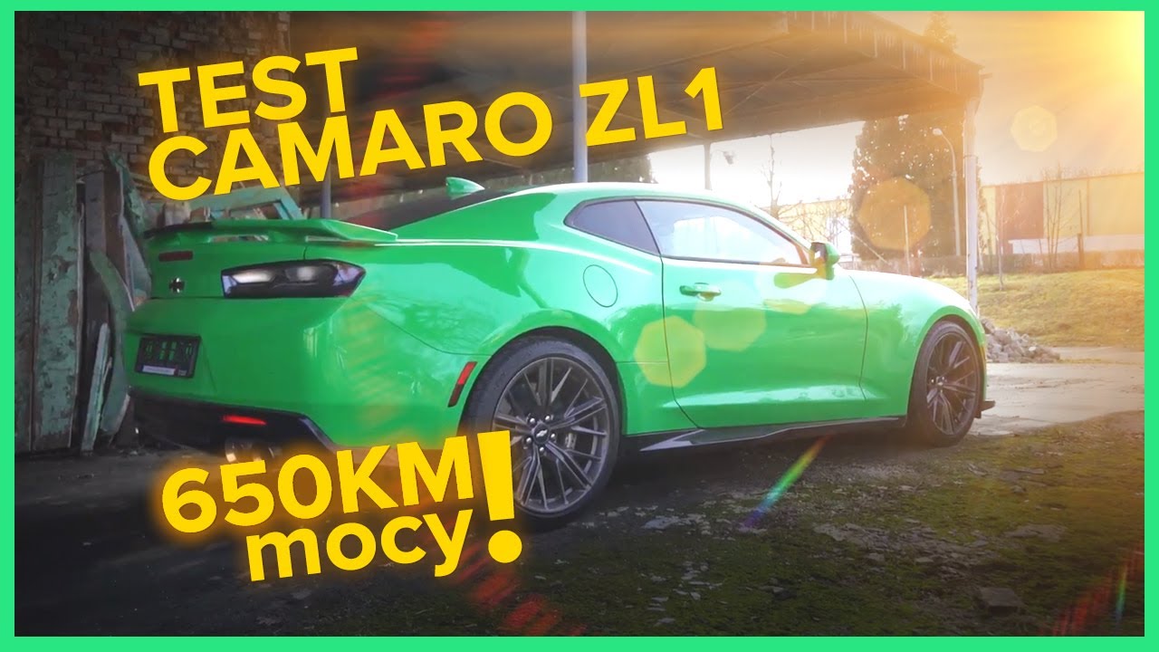 Przetestowaliśmy NASZE 650KM CAMARO ZL1 na ulicy! (zero trakcji😁)