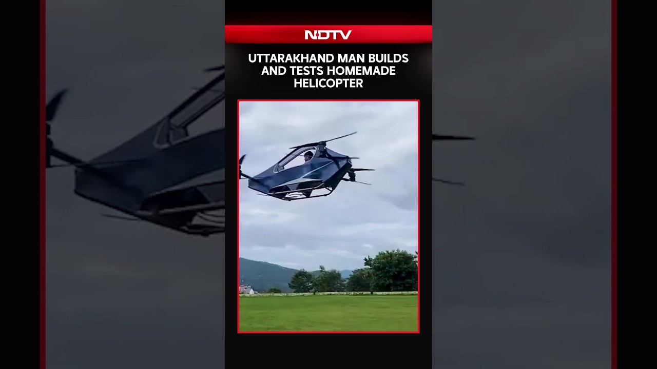 Uttarakhand Man Builds Electric Flying Car, Conducts First Test Flight: Watch