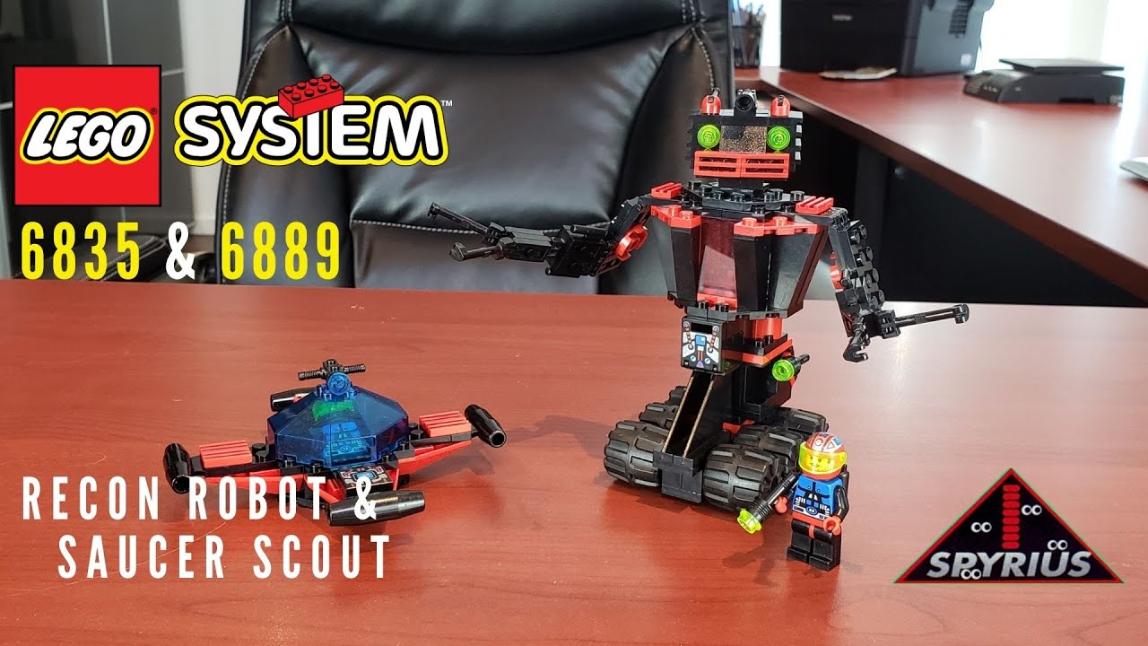 LEGO Spyrius Recon Robot 6889 & Saucer Scout 6835 Review!