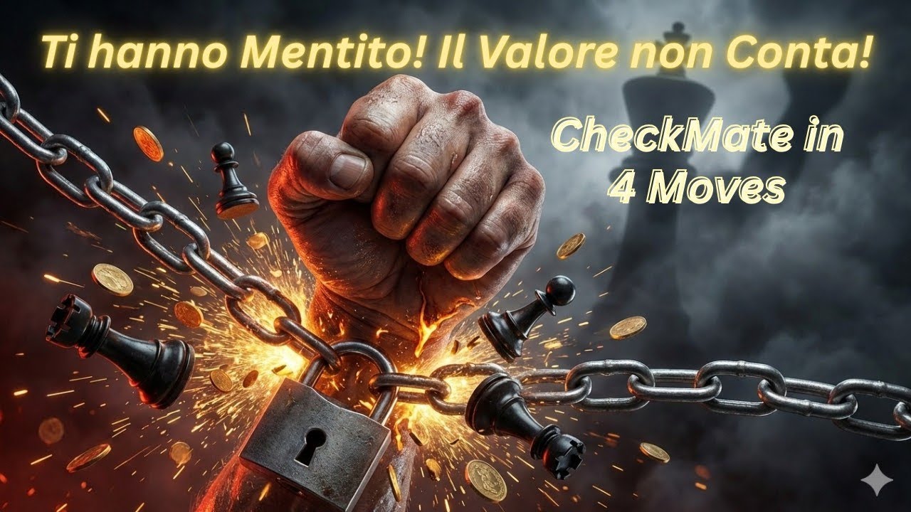 Posizione vinta con enorme svantaggio  🧩 | Checkmate in 4 Moves ! 🎯