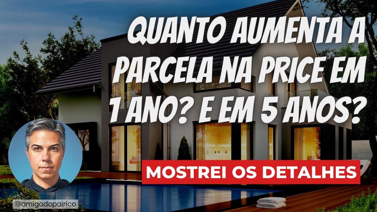 Quanto aumenta a parcela na Price se a TR não cair?