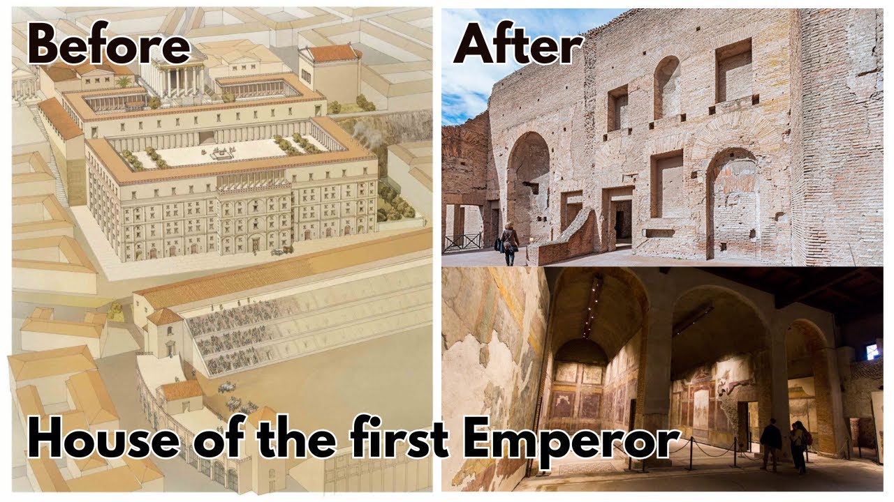 Rome's First Emperor's House Full Tour 4K