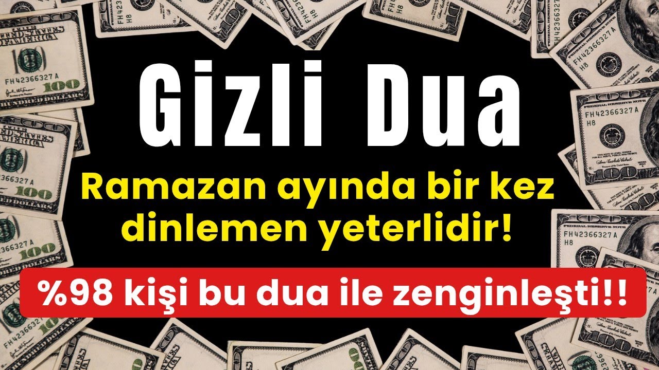 💸🙌 %98 kişi bu duadan sonra zengin oldu — dinlemeyi deneyin!