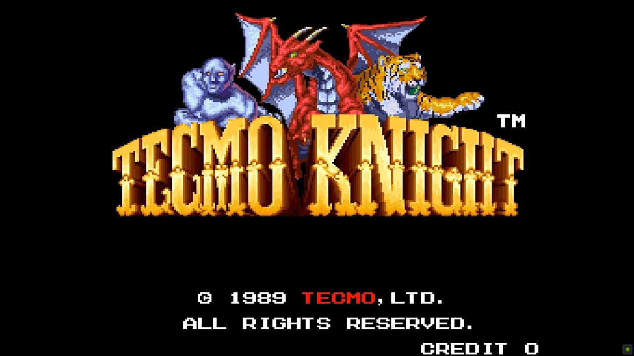 Tecmo Knight - Arcade - Full Playthrough