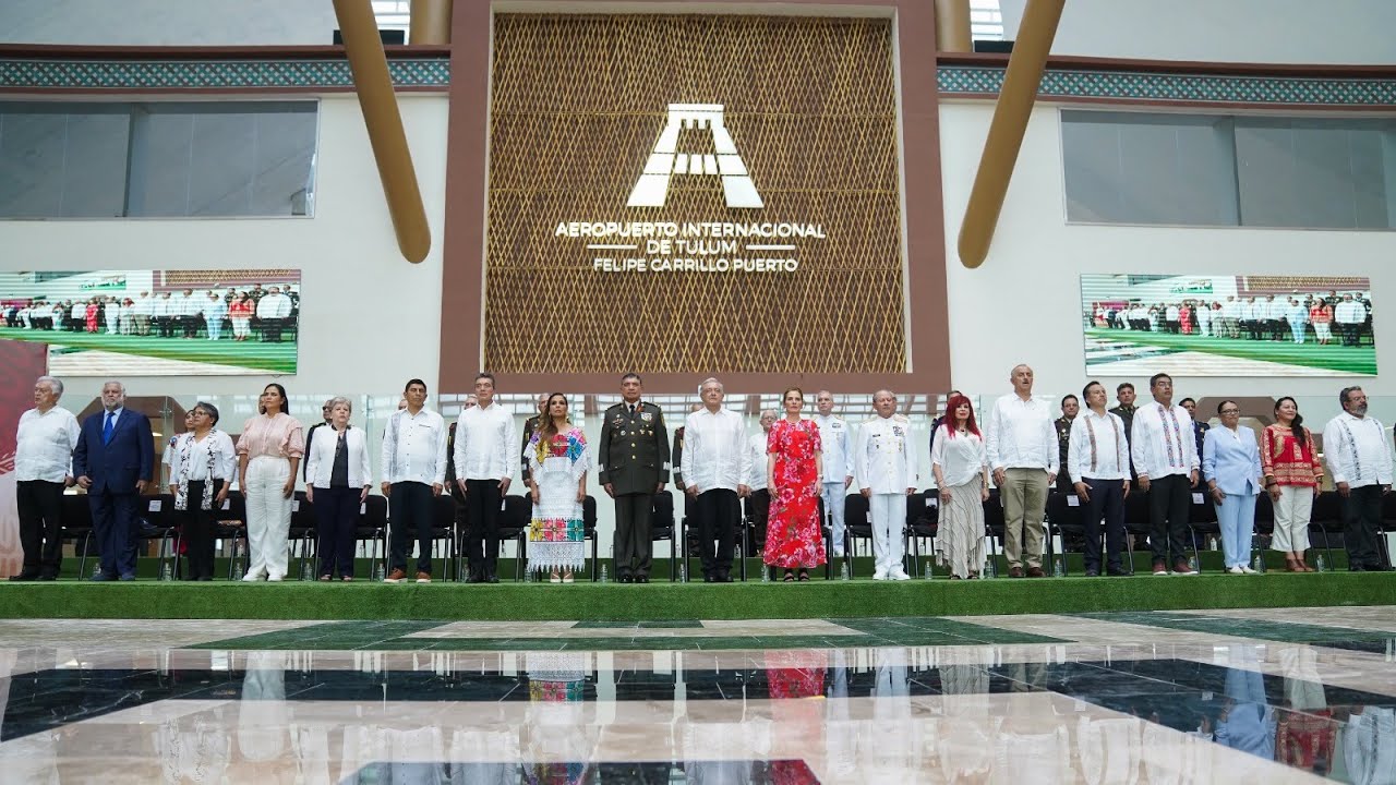 Aeropuerto Internacional de Tulum “Felipe Carrillo Puerto”, entrega de instalaciones.