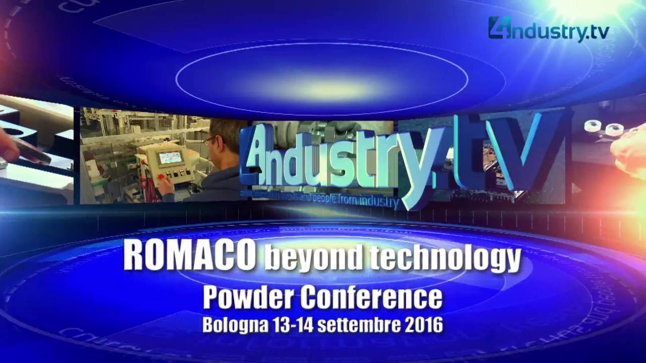 Romaco beyond technology Powder conference - 13 and 14 September, 2016
