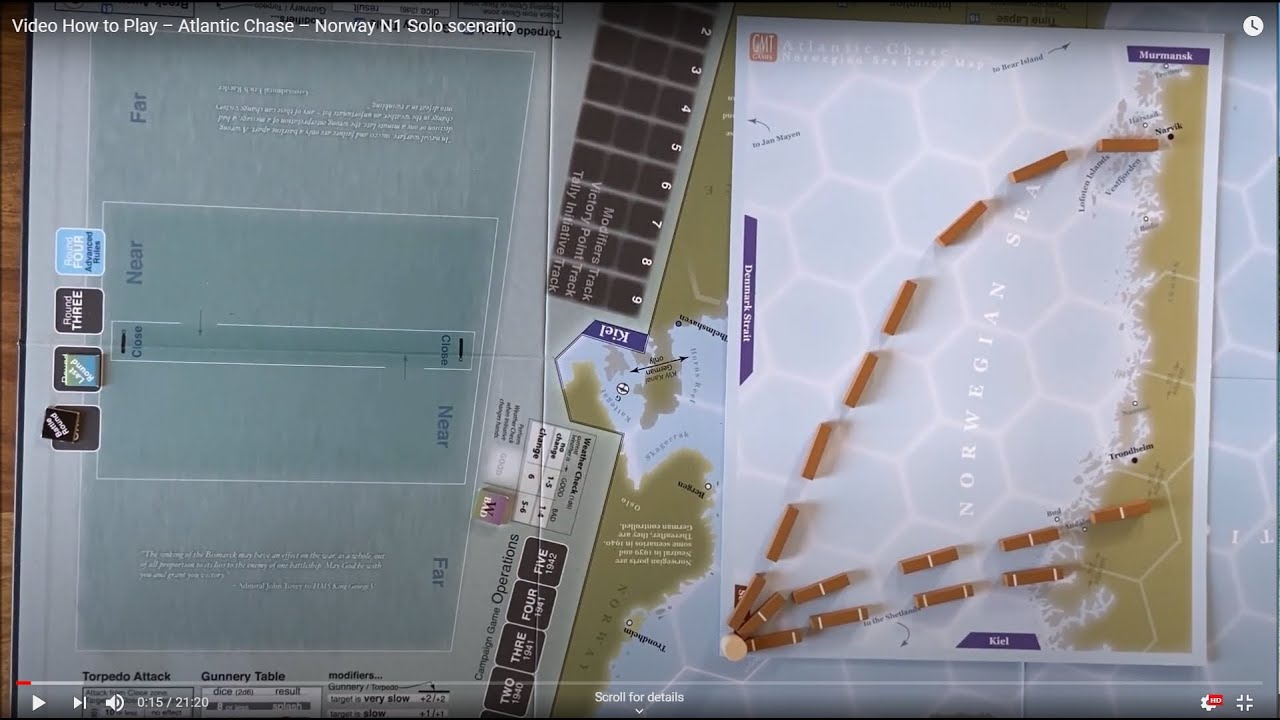 Video How to Play &ndash; Atlantic Chase &ndash; Norway N1 Solo scenario