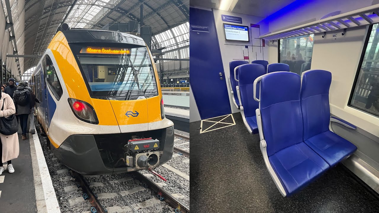 Im SNG Sprinter als  RE 5842 von Media-Park nach Amsterdam CENTRAAL mit V.max 130 Km/h
