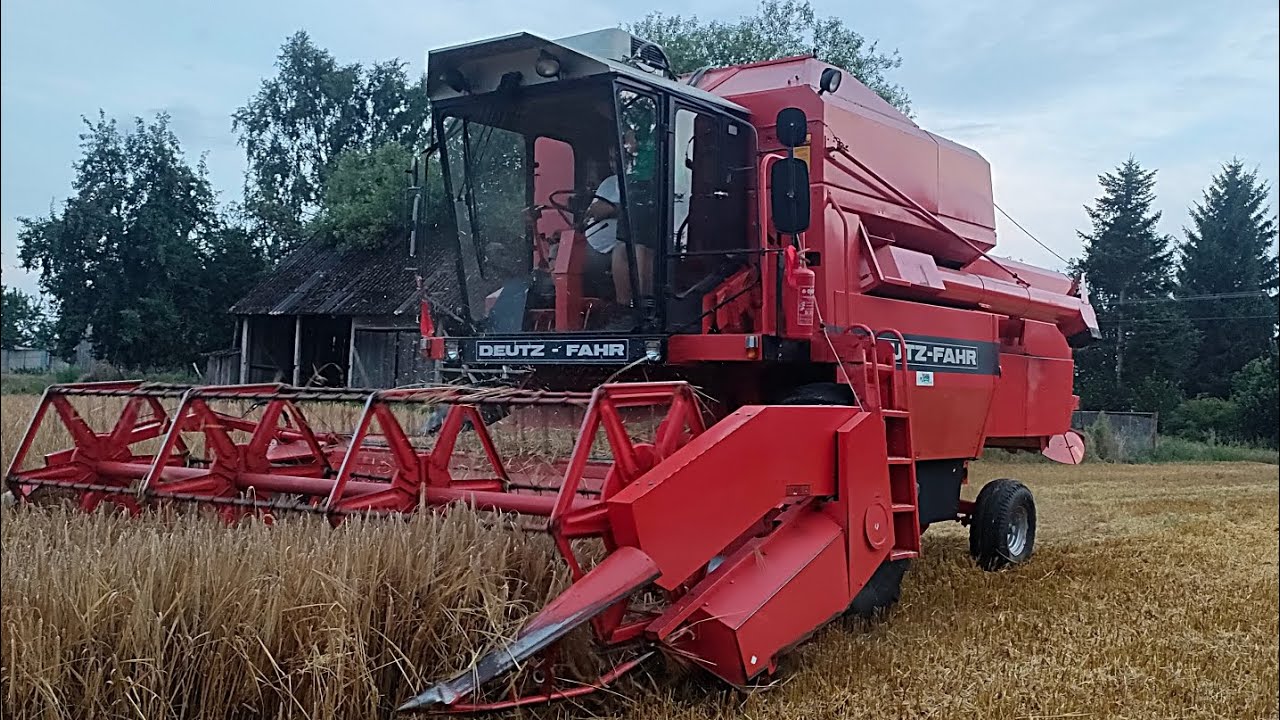 #Żniwa jęczmienia ozimego 12 lipiec 2024# DEUTZ-FAHR w akcji 🚨#ŚWIĘTOKSZYSKIE