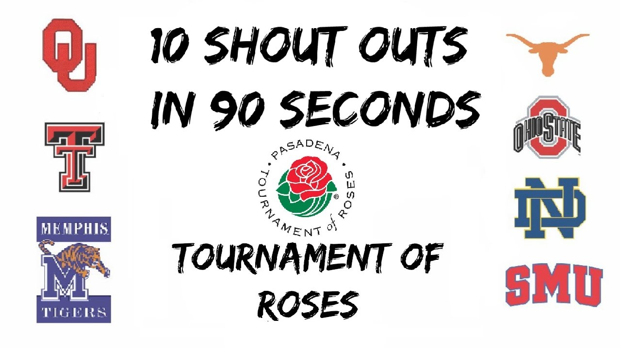 10 Shoutouts in 90 seconds to the Allen High School Band for the Tournament of Roses Parade