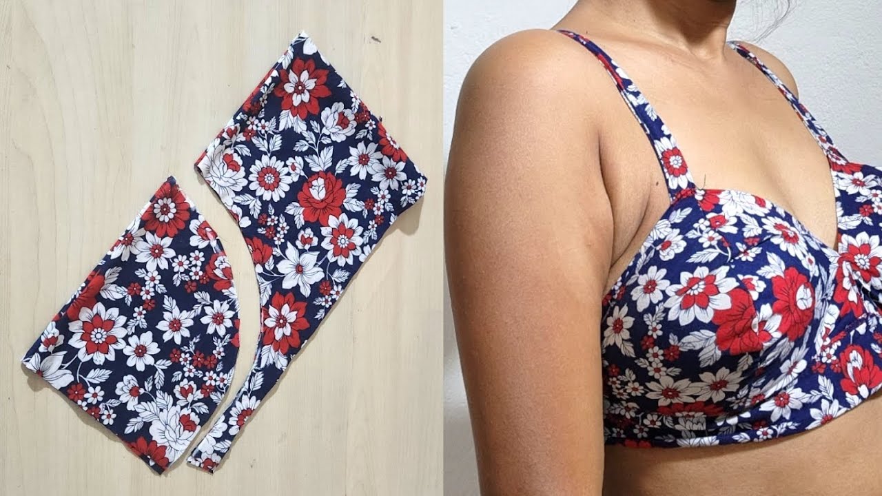 40D Cotton Bra Cutting and Stitching / No Elastic 