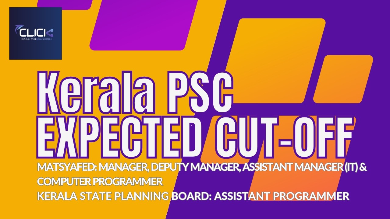 Expected Cut-OFFExpected Cut-OFF Kerala PSC Exam Computer Programmer, Manager Matsyafed