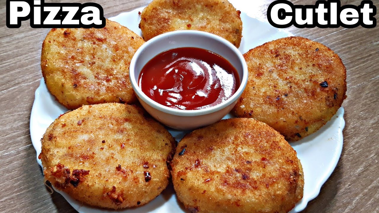पिज़्ज़ा कटलेट रेसिपी | Pizza Cutlet | Crispy Pizza Pockets | Crispy Veg Cutlet Recipe |Pitza Cutlet