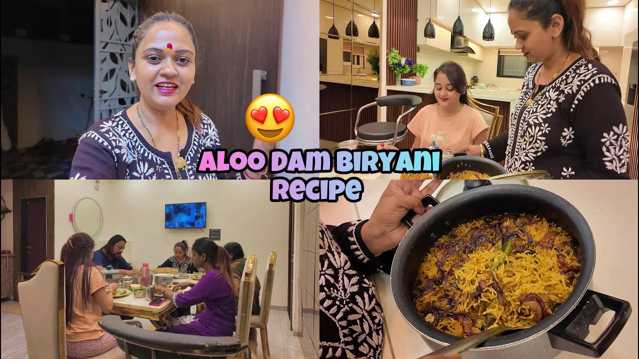 Kavya Ki Favorite Aloo Dam Biryani Recipe
