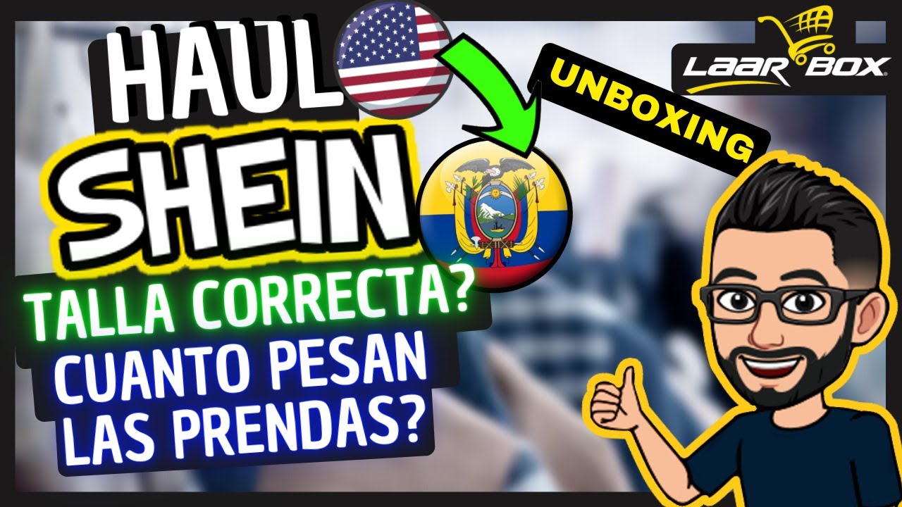 🌟HAUL SHEIN UNBOXING 📦Ecuador 🇪🇨 Cuanto tarda? Cuanto pesa el pedido? Talla Correcta? Te lo cuento!