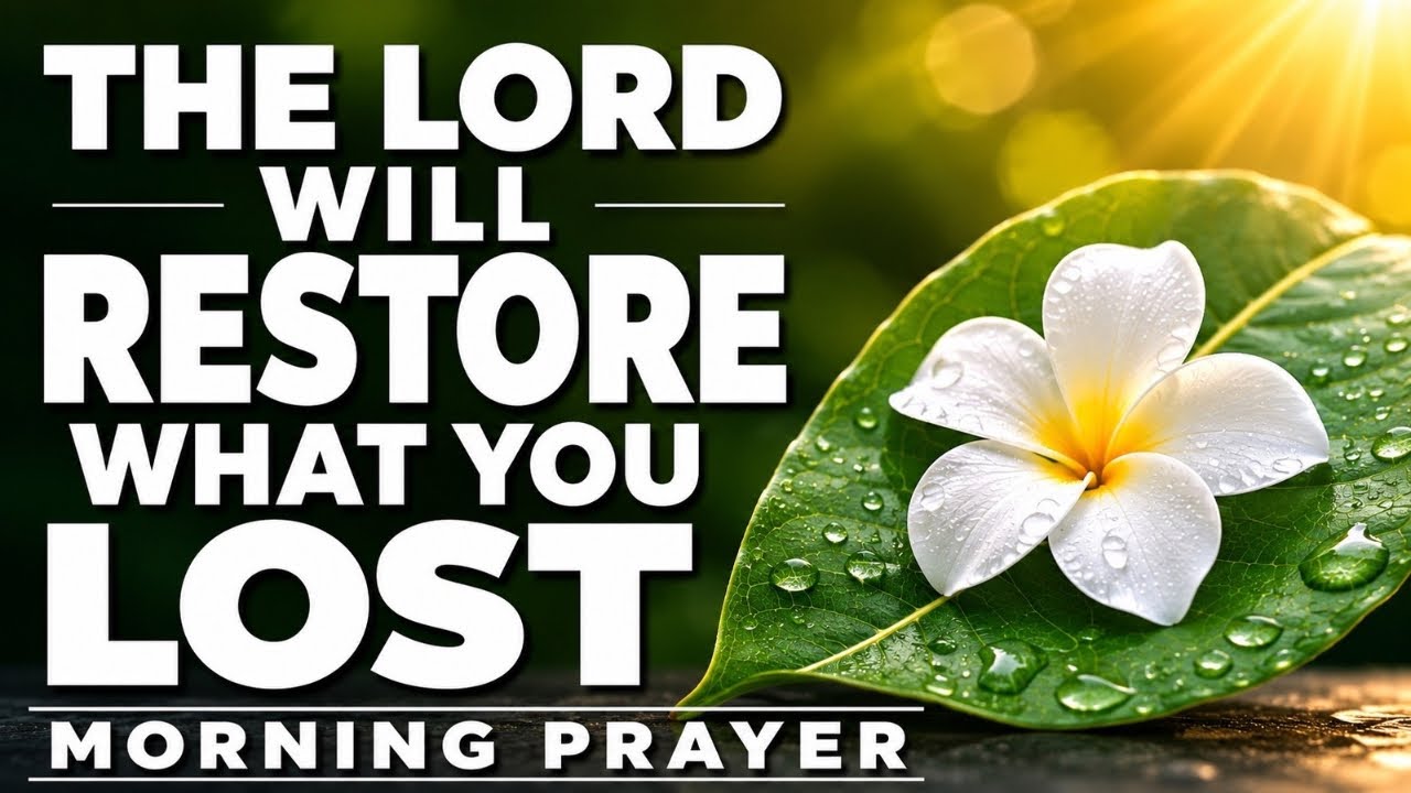 LET YOUR RESTORATION BEGIN TODAY | Just As God Restored Job,He Will Restore You | Morning Prayer