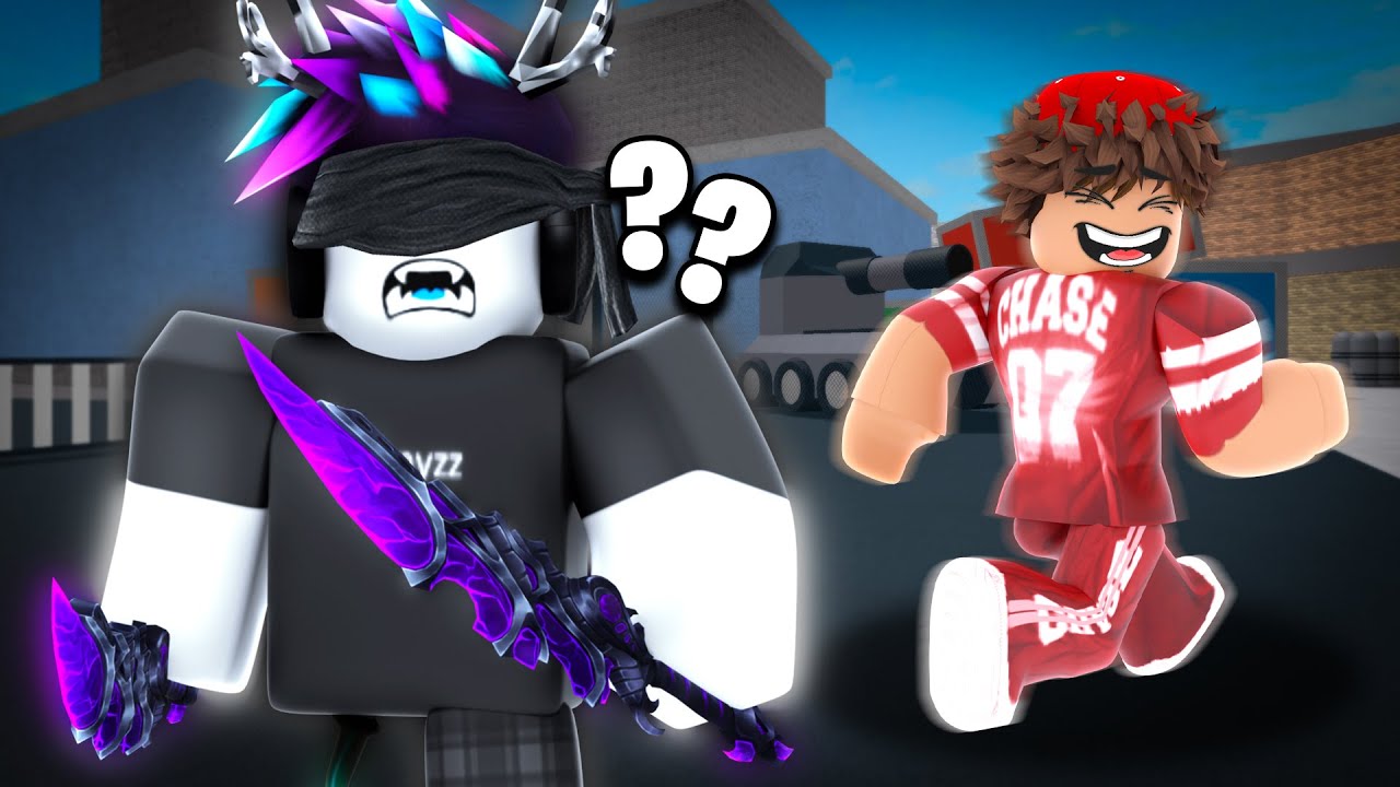 MM2 but we're BLINDFOLDED (FACECAM)