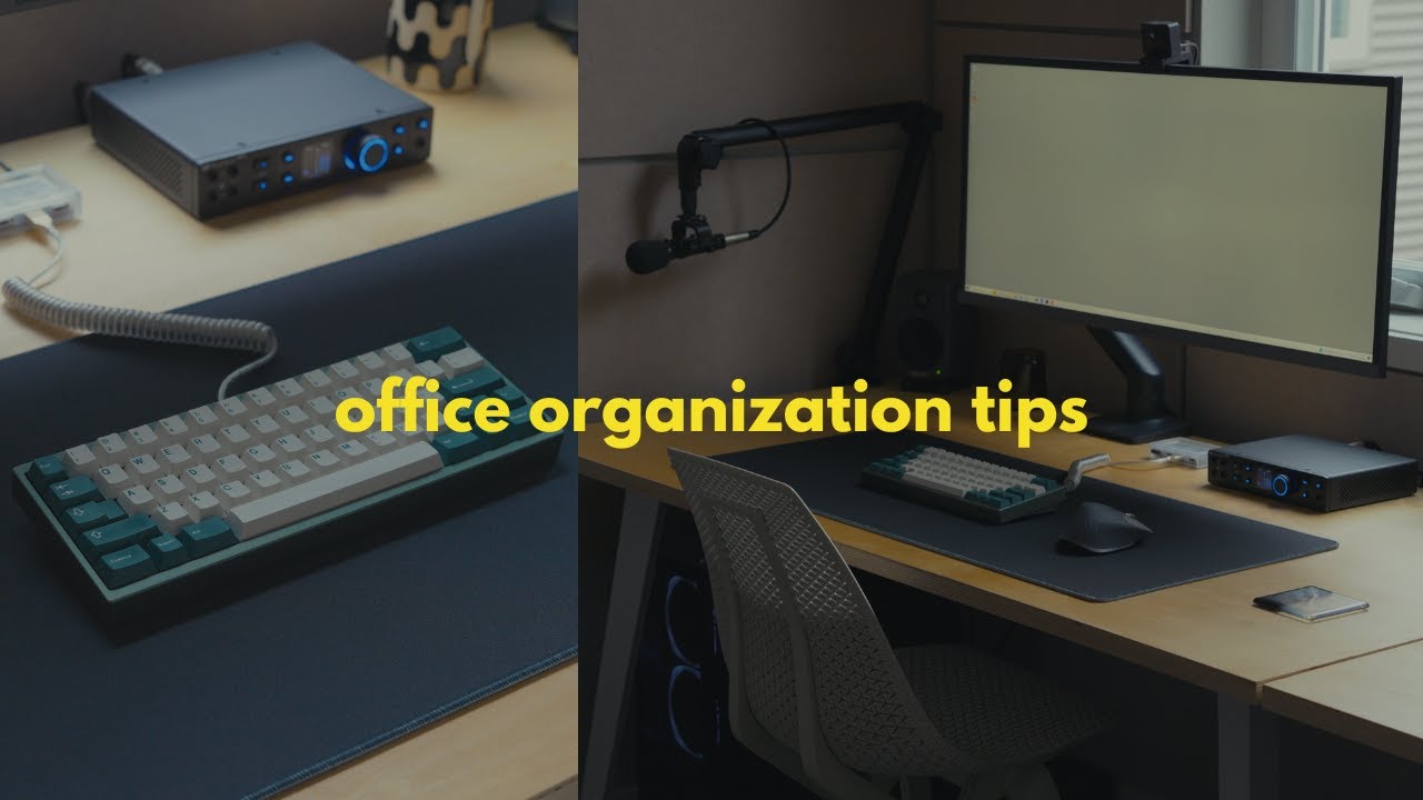 how to rethink your setup & stay organized