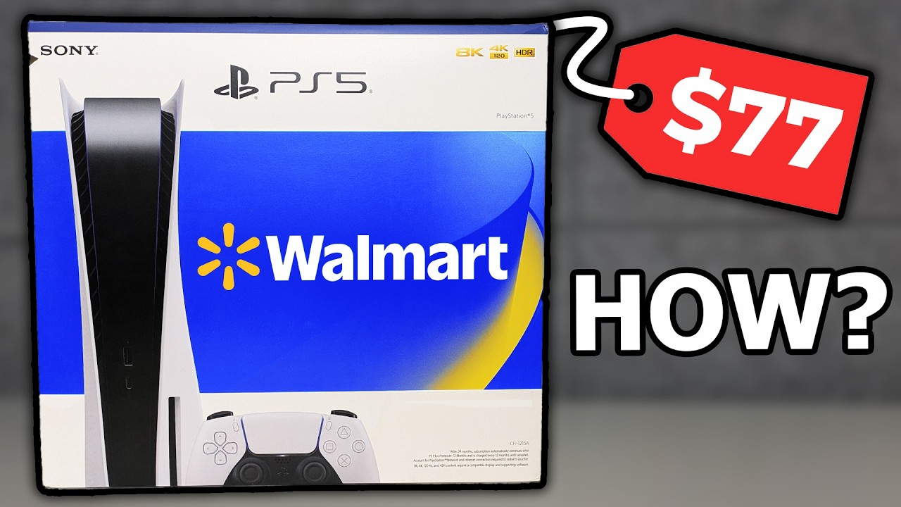 Я купил PS5 за 77 долларов в Walmart... 🤨