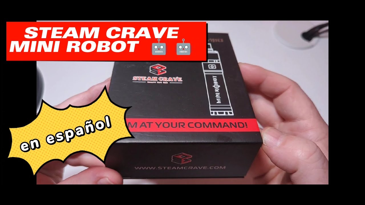🦾Steam Crave mini ROBOT combo kit , en espa&ntilde;ol 🦿🦾💃💨