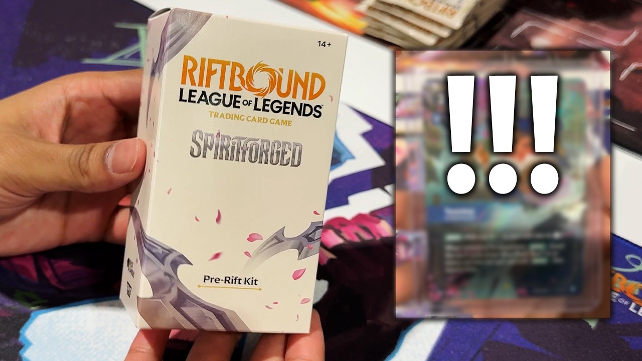 CRAZY PULL!! SPIRITFORGED Pre-Rift Kit! Riftbound TCG Unboxing