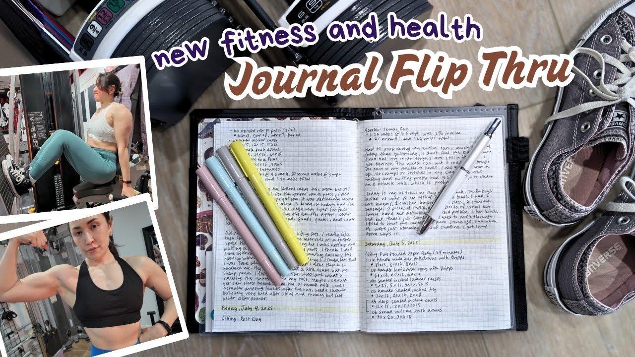 My Complete Fitness & Health Journal Setup | Planning System for Wellness & Habit Tracking