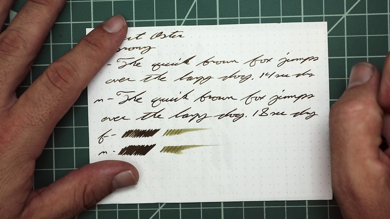 Robert Oster Bronze Fountain Pen Ink #fountainpenink #fountainpens