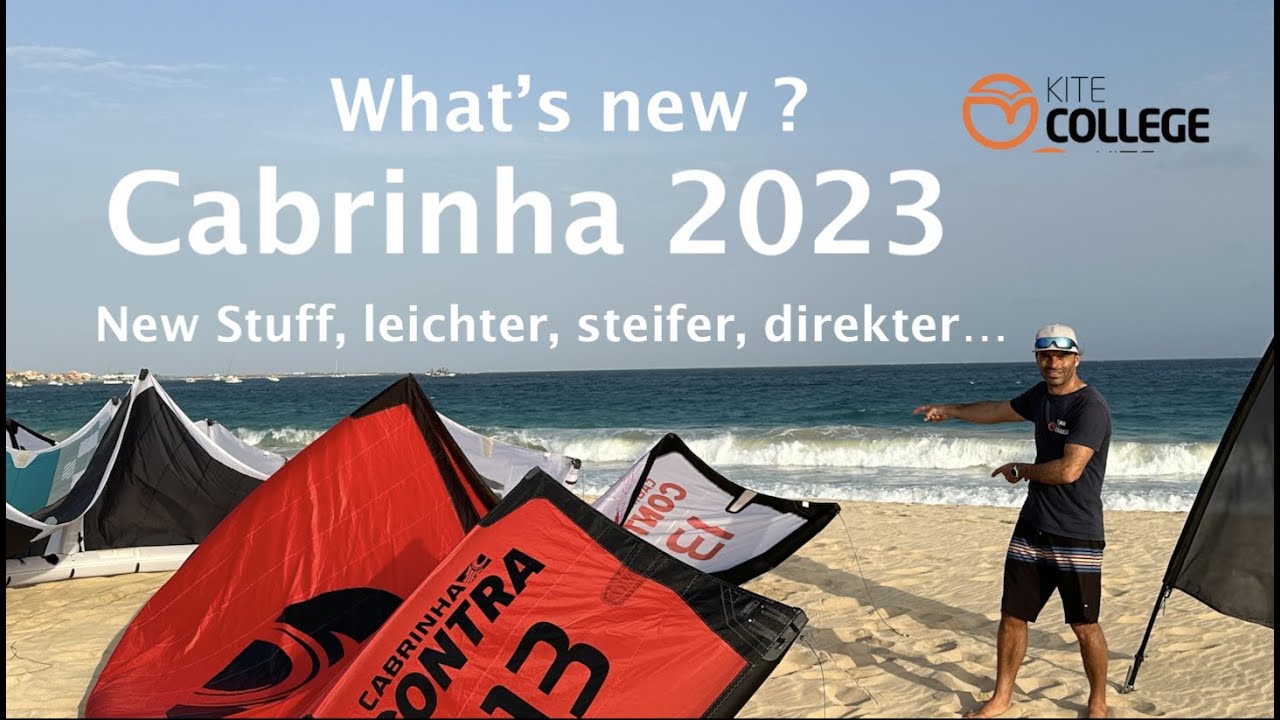Kitecollege I Cabrinha Kites 2023 I Neu Moto X &  Nitro I Switchblade, Contra Drifter