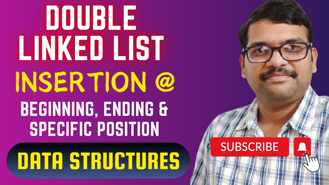 DS_12-Doubly Linked List in C | Insertion at Beginning, End & Specific Position | DSA using C