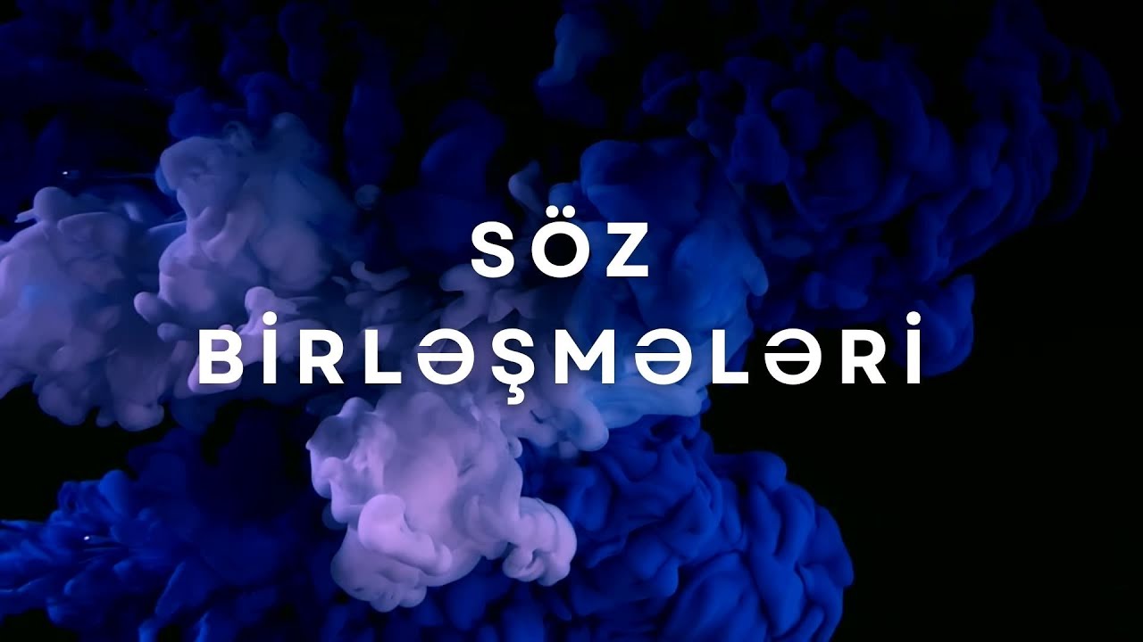 Söz birləşmələri 