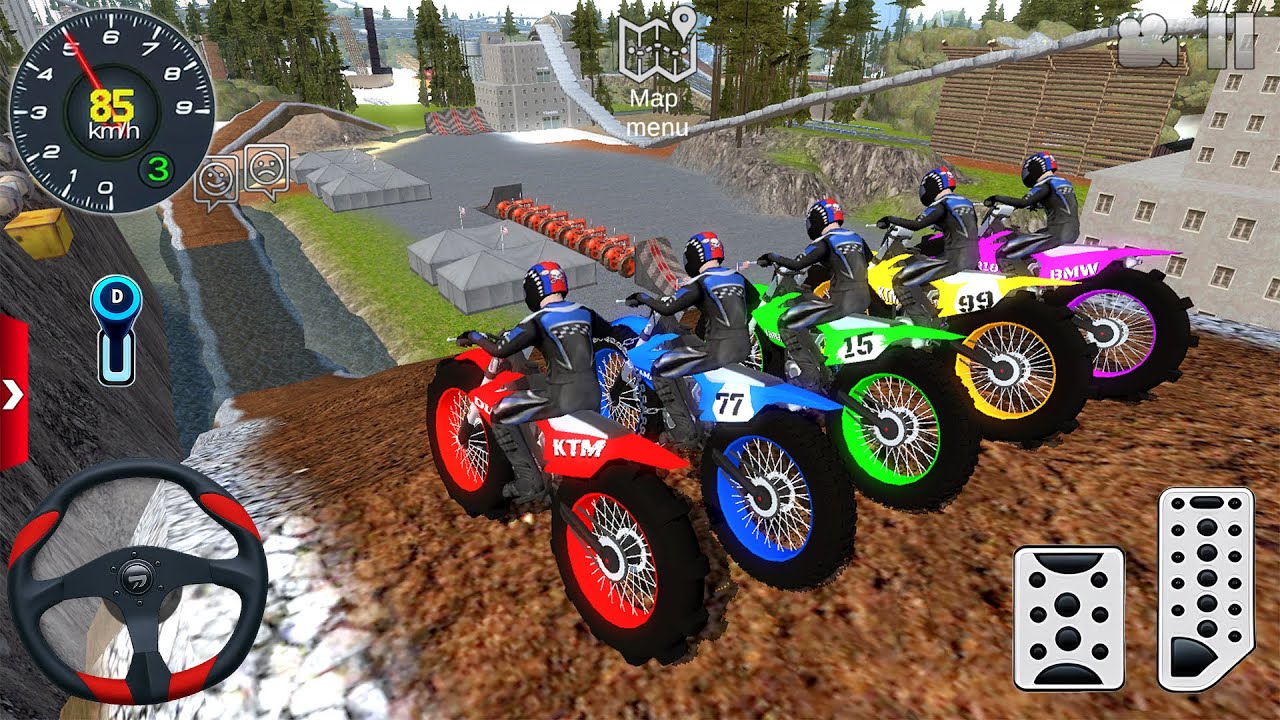 Impossible Motocross Speed Bike Offroad Racer #1 - Offroad Outlaws Android, ios gameplay walkthrough