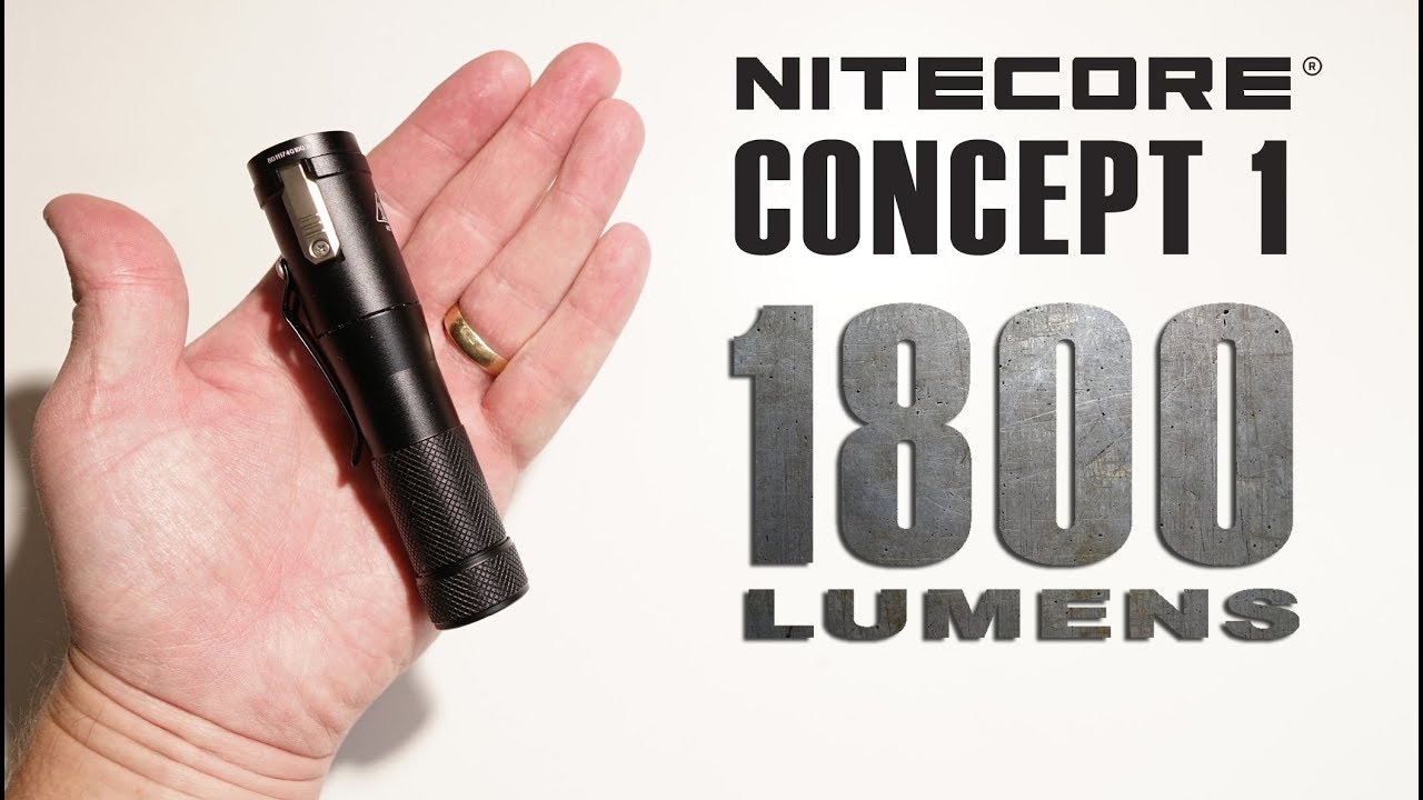 NITECORE CONCEPT 1 - 1800 lumen pocket light