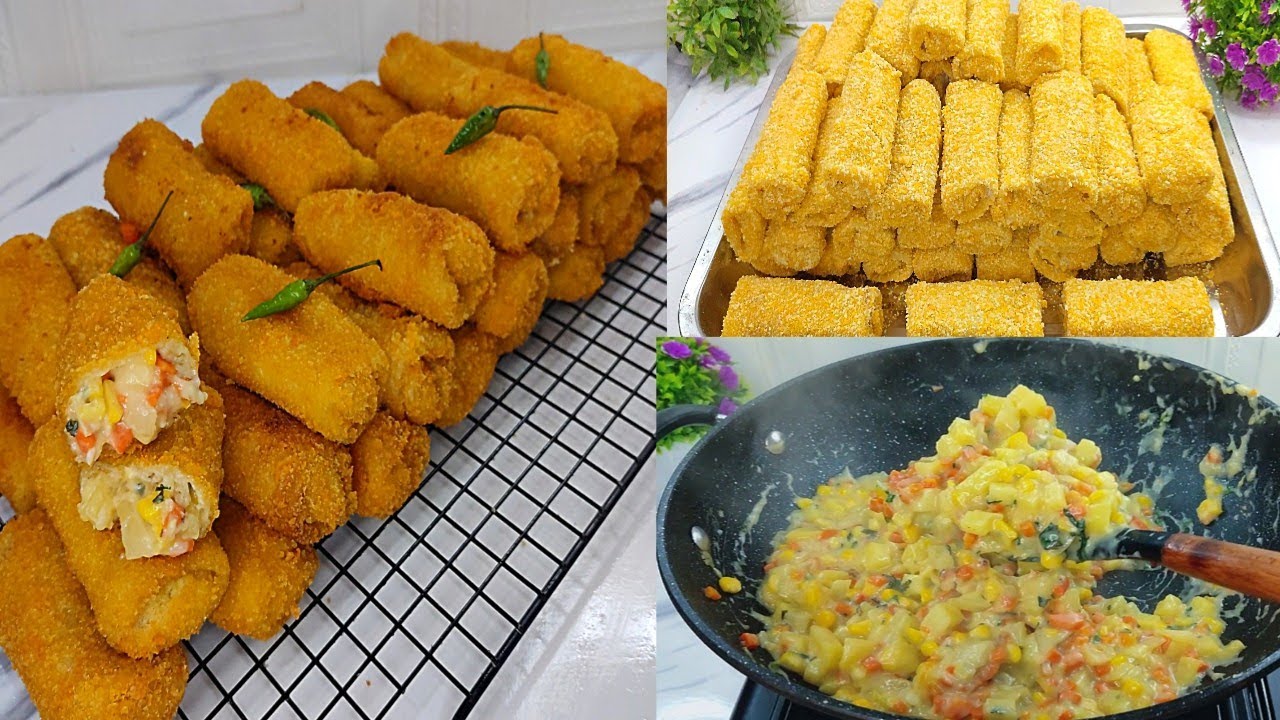 ISIANYA ENAK BANGET MODAL TEPUNG 5000 JADI 120.000 JUAL 2000AN LARIS BANGET RISOL RAGOUT SAYUR