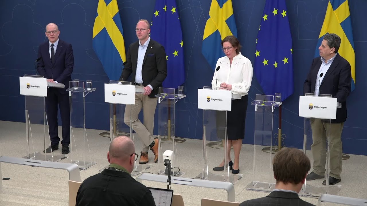Pressträff om skärpt regelverk för utvisning på grund av brott
