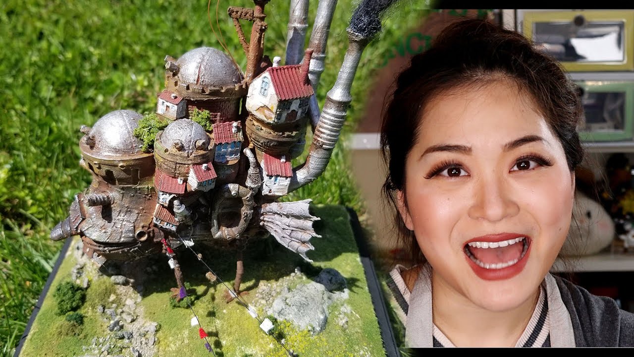 How to make Howl's moving castle diorama | Studio Ghibli Diorama