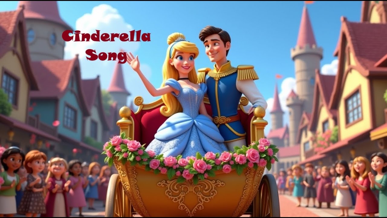 Cinderella Story Song 👑 | Fairy Tale for Kids | Magical Princess Song | Nursery Rhyme & Amusement