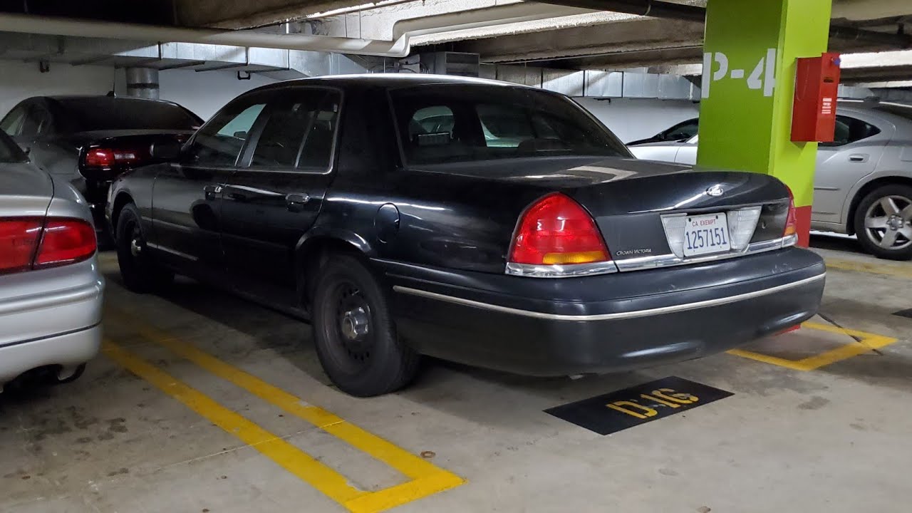 LAPD Internal Affairs Crown Victoria Garage Tour
