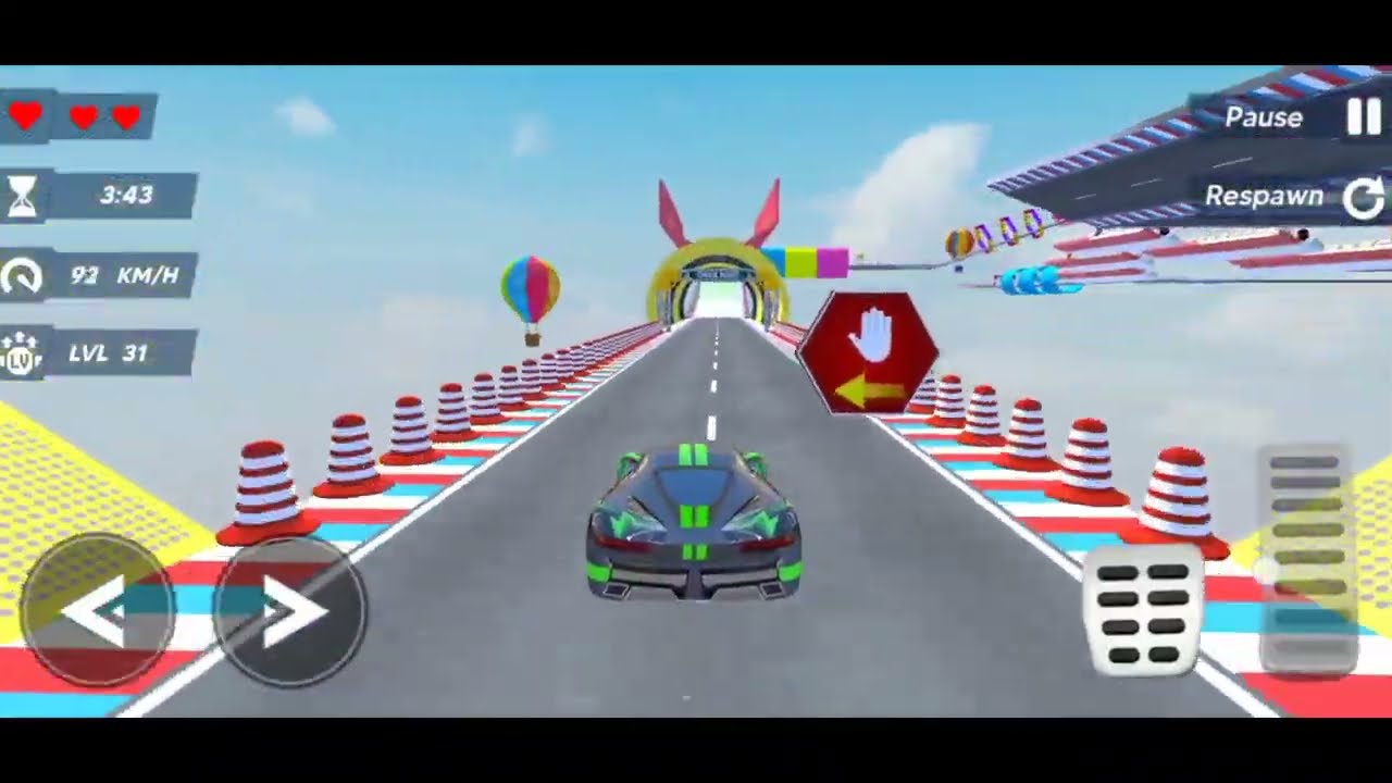 Super Crazy Ramp Car Racing - Car Racing 3D - Android Gameplay 3D #cargameplay
