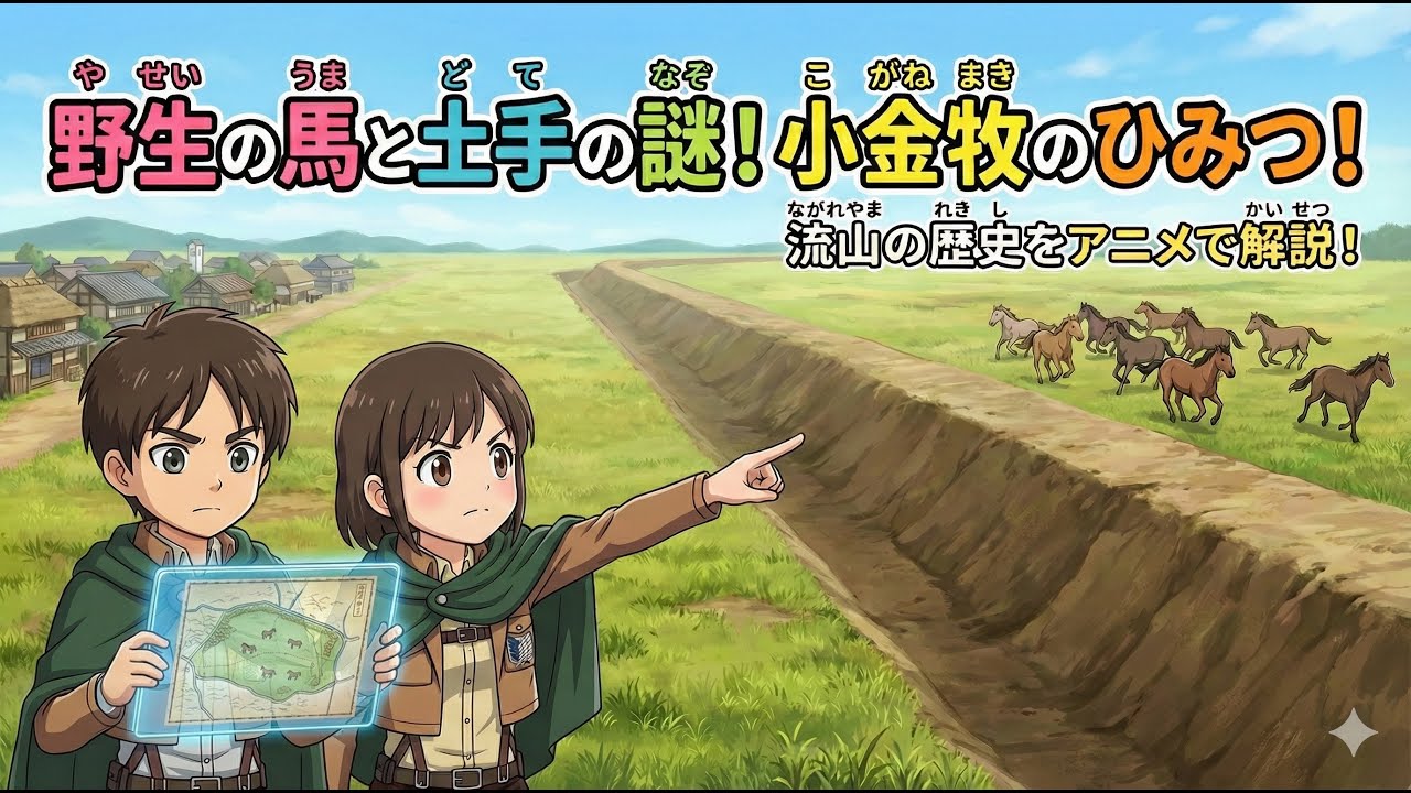街の中に「謎の巨大な壁」！？流山がまるごと牧場だった証拠を探せ！🐴【ながれやま探検隊】