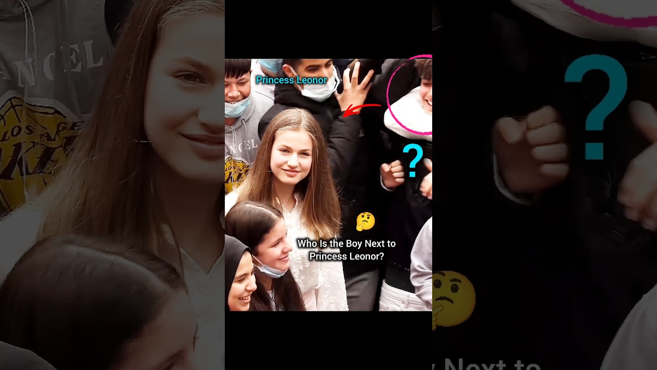 Who Is the Boy Next to Princess Leonor? 👀