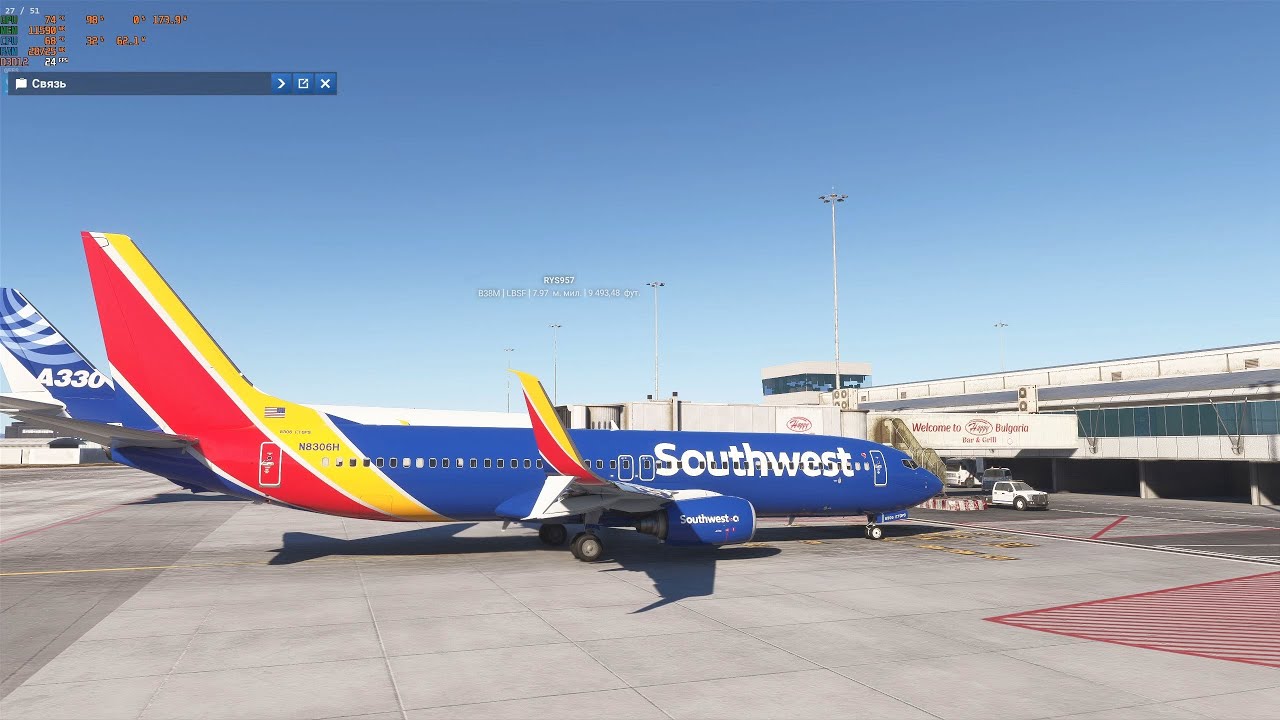 MSFS 2024 | LBSF(Sofia Airport, Republic of Bulgaria) - LROP(Otopeni, Romania)