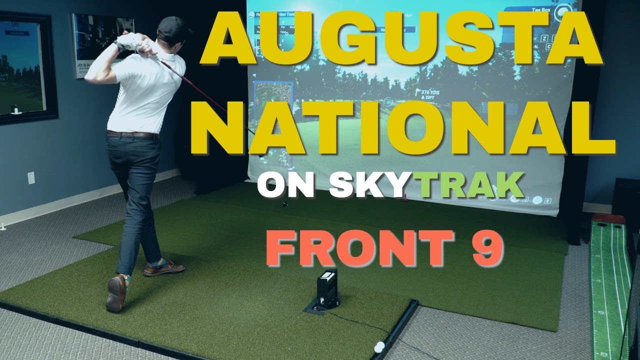 AUGUSTA NATIONAL on TGC2019 | SkyTrak Golf Simulator Gameplay | FRONT 9