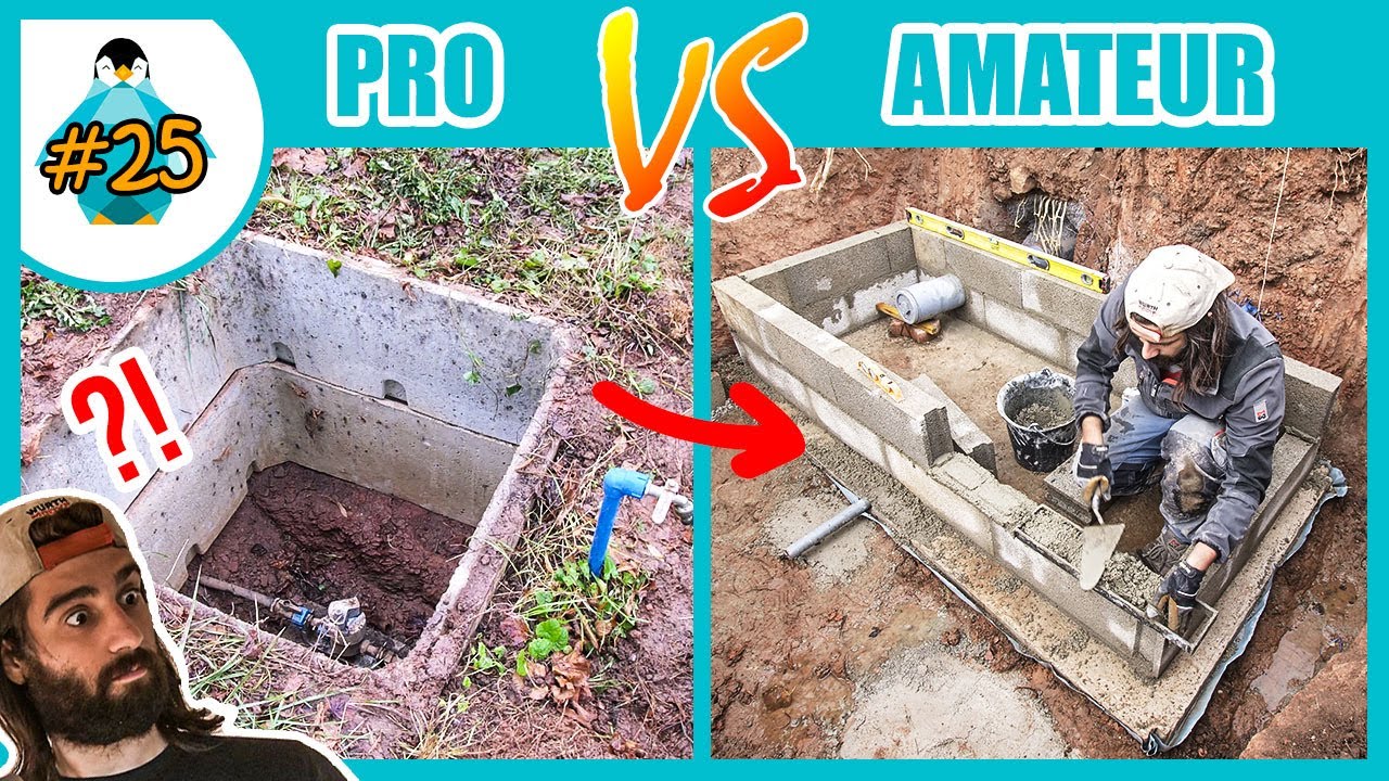 Construction regard en b&eacute;ton pour l'arriv&eacute;e des r&eacute;seaux VRD d'une habitation - LPMDP S2 #25