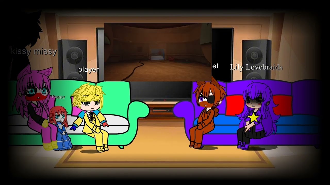 Poppy playtime react to chapter 5 Trailer and Huggy wuggy back 