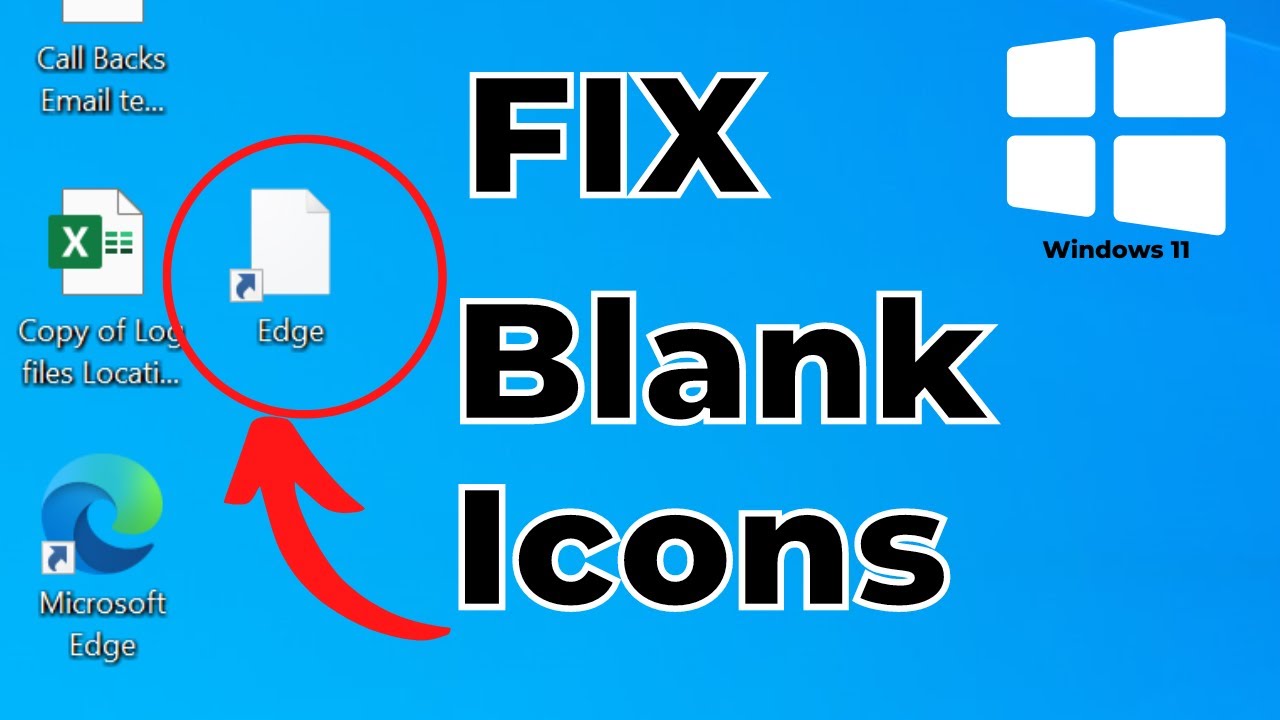 How to Fix Blank White Desktop Shortcut Icons in Windows 11/10 | Easy Solutions for a Clean Desktop