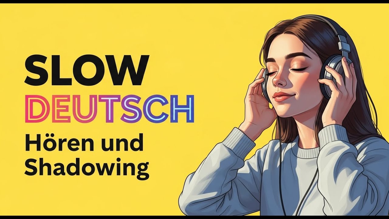 A1-B1 German Speaking Practice | Shadowing German | How to start learning German